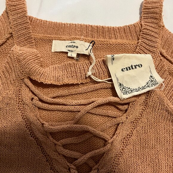 Entro Knit Sweater New with Tags - Picture 2 of 3